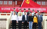 新能源學院辦公室黨支部開展向“時代楷?！薄瞬缴沉謭觥傲蠞h”三代人治沙造林先進群體學習主題黨日活動